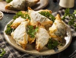 Homemade Greek Spanakopita Pastry